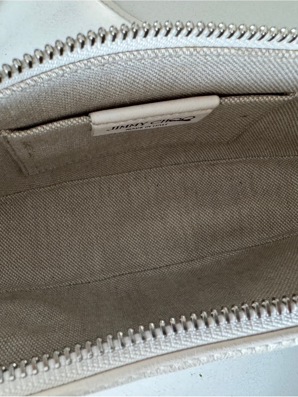 Jimmy choo cream Faye crossbody bag - Picture 10 of 12